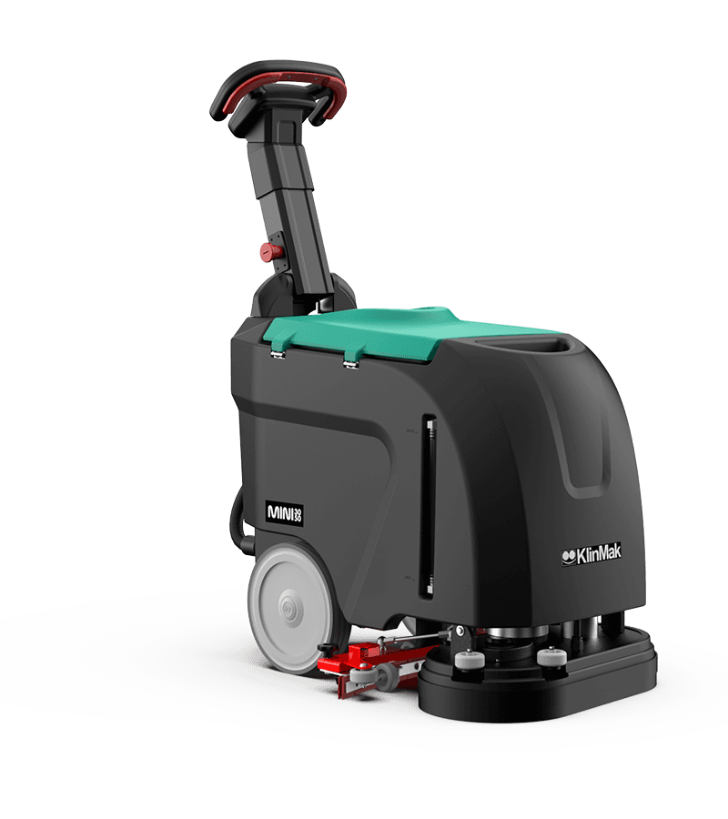Klinmak Mini 3050 compact walk-behind floor scrubber