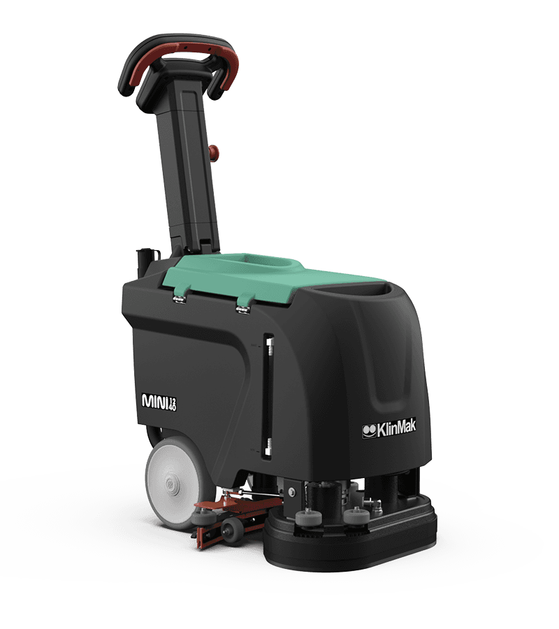 Klinmak Mini 1240 compact walk-behind floor scrubber